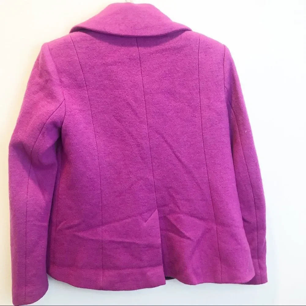 Nanette Lepore Boucle 100% Wool Peacoat XS